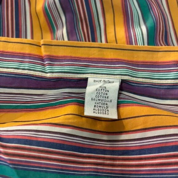 RALPH LAUREN PURPLE LABEL Shirt (L, Orange, Cotton) - Picture 4 of 6